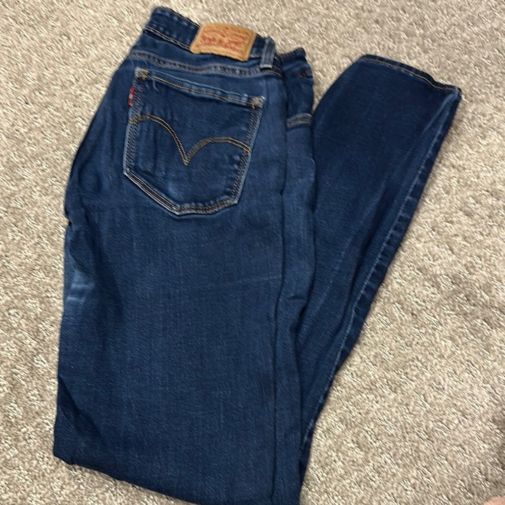 Levi's Blue Skinny Jeans Premium Denim
